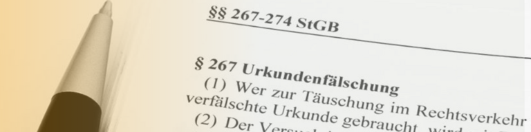 Dokumentenfälschung